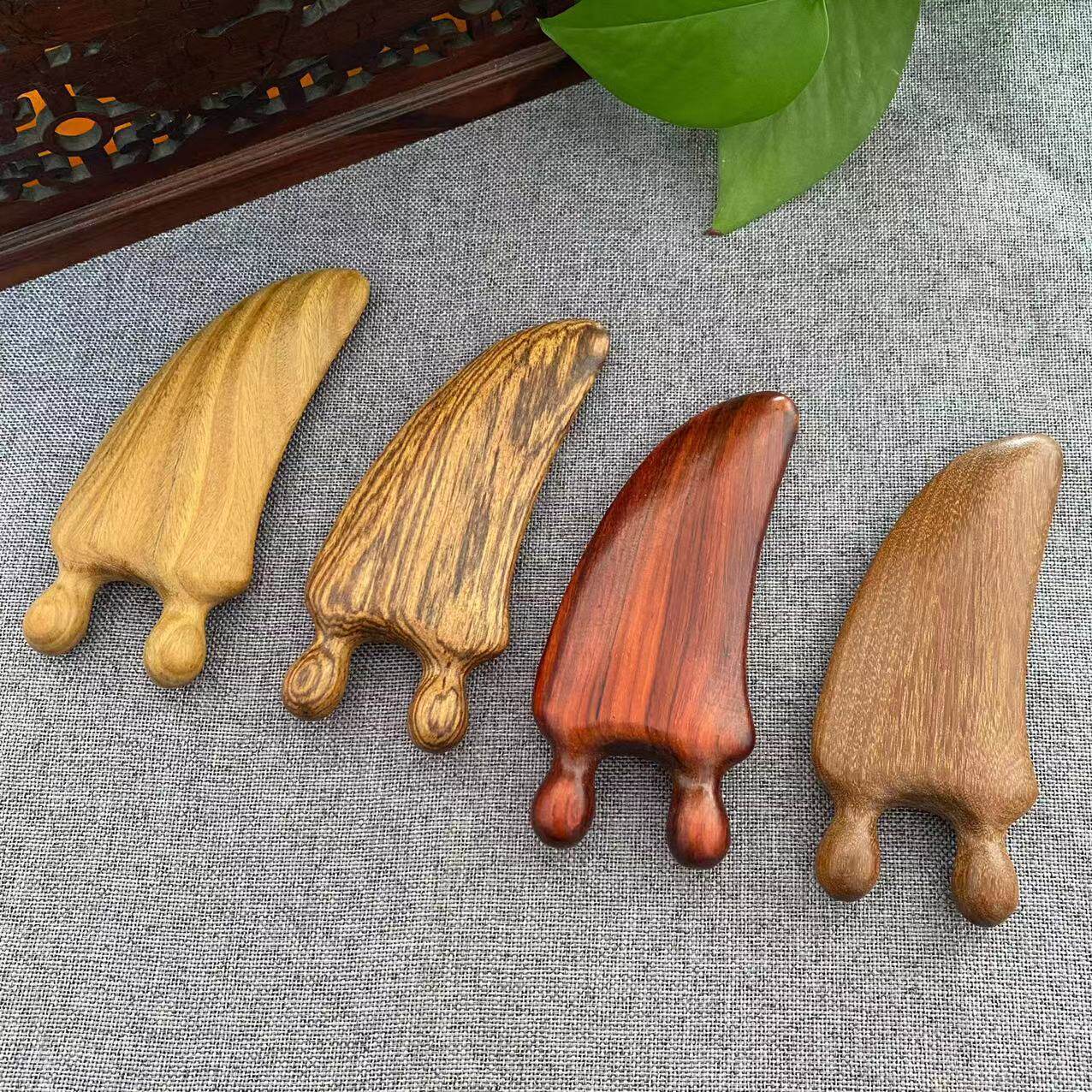 檀木两用刮板鼻刮木质刮痧板鼻刮脸部提拉面部按工具