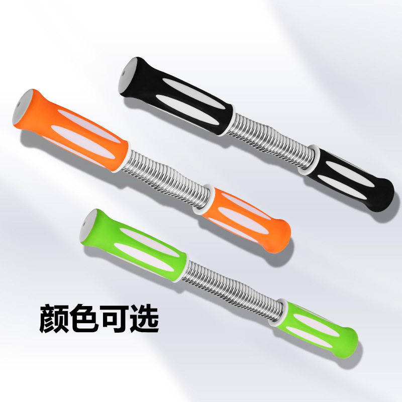 电镀弹簧臂力器室内健身器材可调节扩胸器练肌肉臂力棒厂家