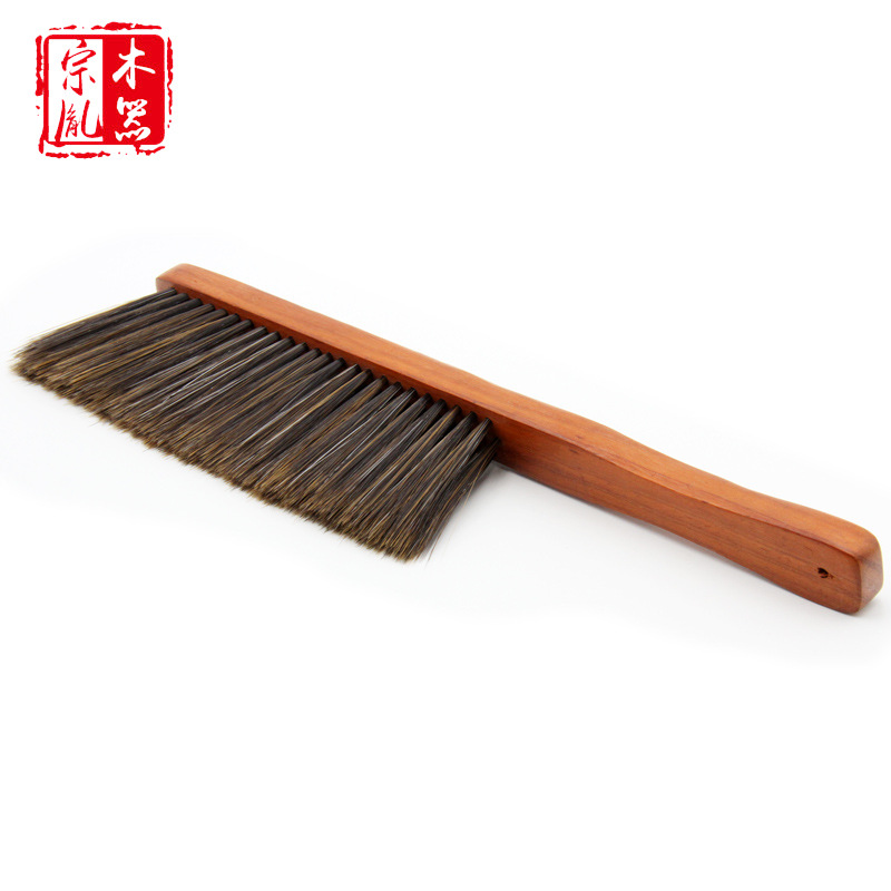 厂家销售卧室家用实木软毛除尘扫床刷直柄弯柄清洁地毯刷扫床刷