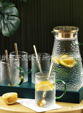 05小号提手托盘（纯色）竹木质长方客厅绿色蓝色茶盘木盘托盘