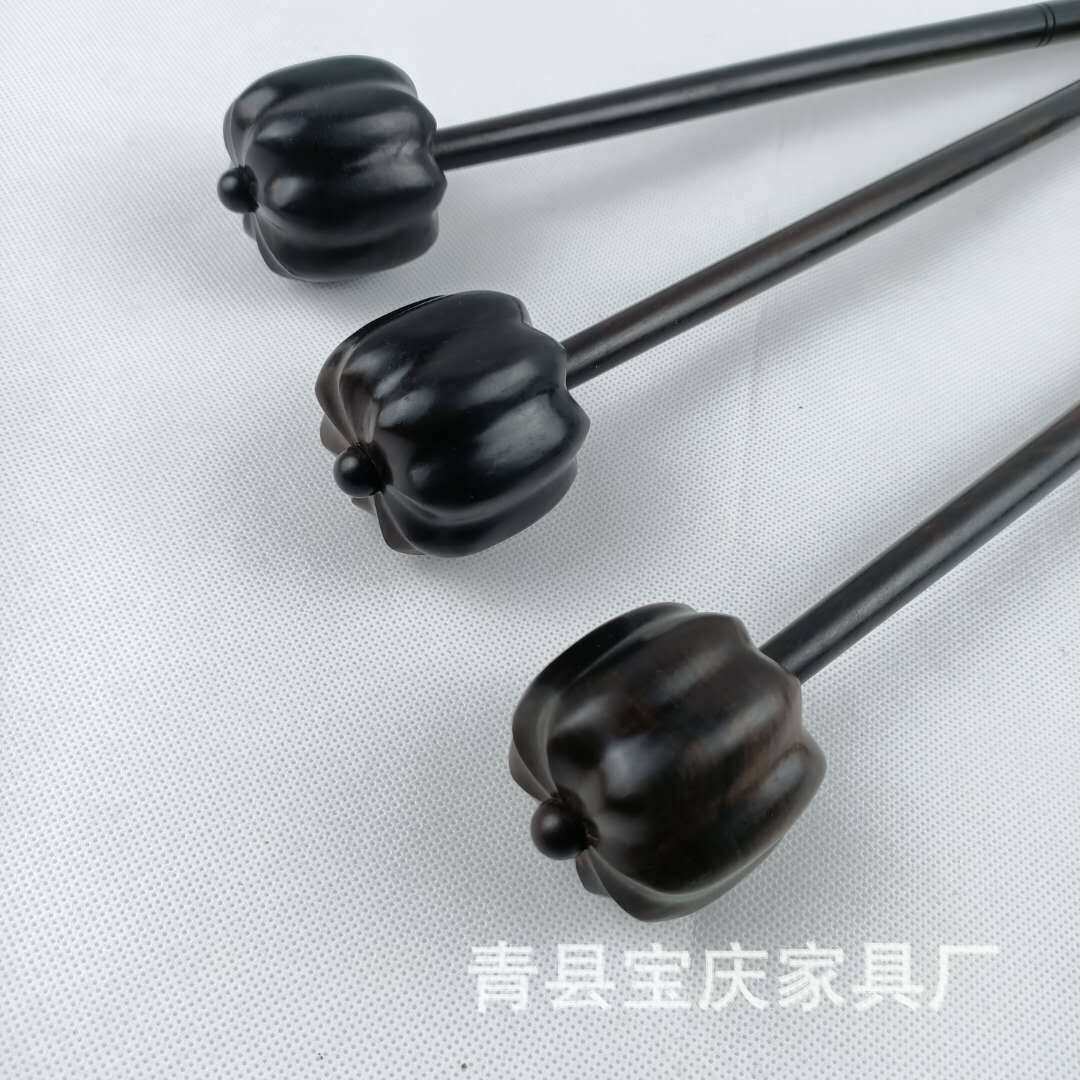 紫光檀南瓜锤乌木按锤经络锤木质按器厂家