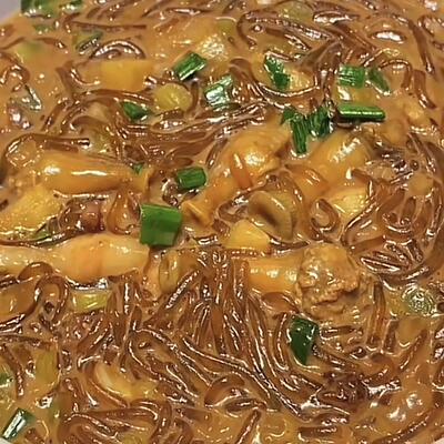 沙蒜豆面浙江台州特色名吃新荣记同款