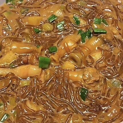 沙蒜豆面浙江台州特色名吃新荣记同款