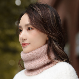 围脖女款冬季保暖防寒面罩2026新款时尚潮脖套加厚围巾防风护颈椎