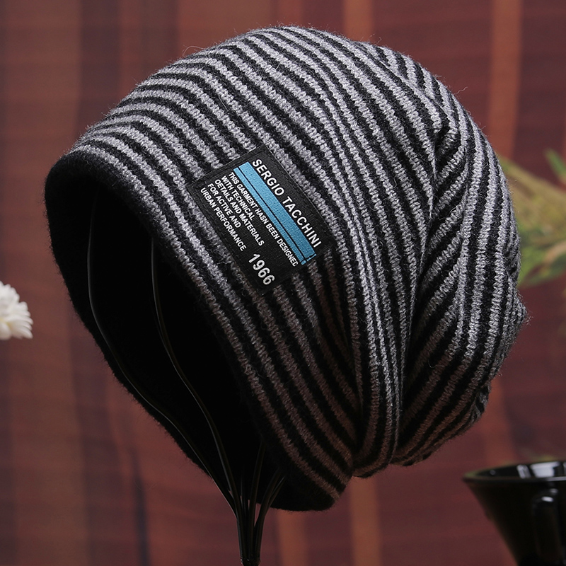 新款潮牌时尚针织帽加厚毛线帽