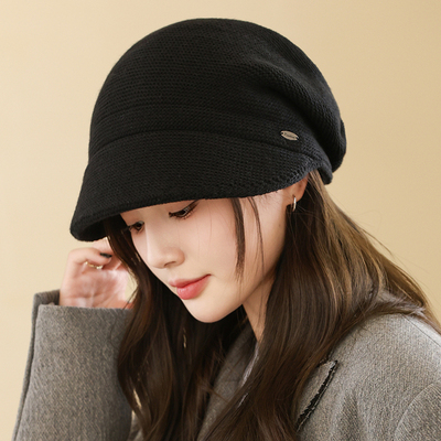 爆款时尚百搭宽松版毛线帽