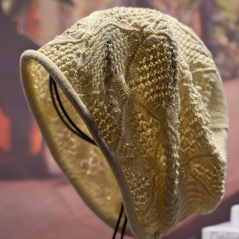 爆款，镂空洋气显脸小包头帽