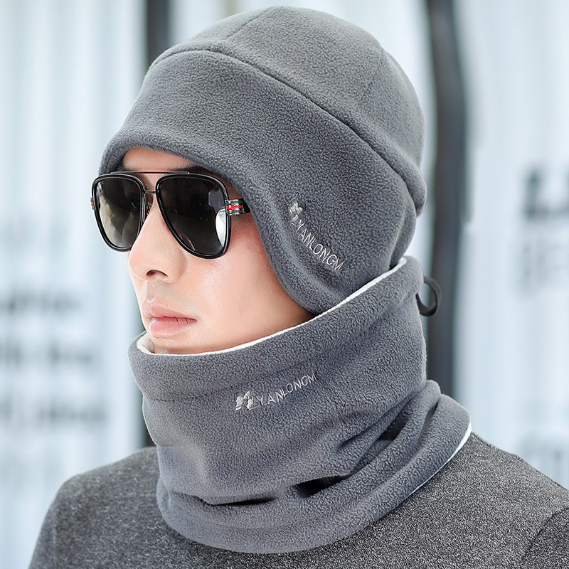 户外防寒骑行保暖加厚护耳毛线帽