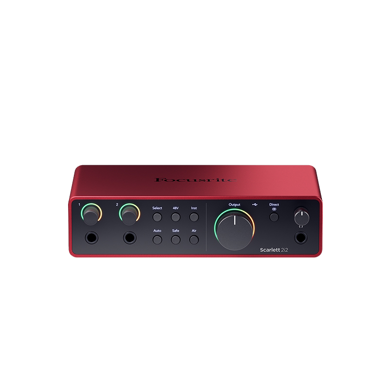 FOCUSRITE SCARLETT SOLO 2I2 4I4 4代4TH GEN福克斯特录音声卡