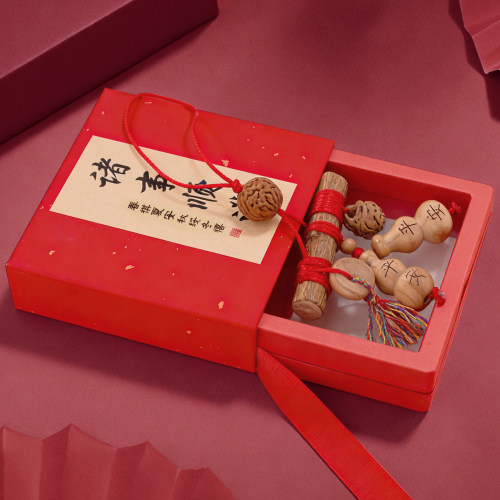宝宝别针婴儿桃核剑平安桃木挂件