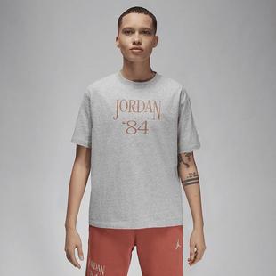 010灰色简约风运动T恤24新款 Jordan 专柜FN5424 女式 Heritage代购