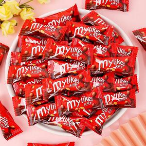 顺兴隆麦丽素包装袋小包装儿童网红小零食结婚喜糖果巧克力豆500g