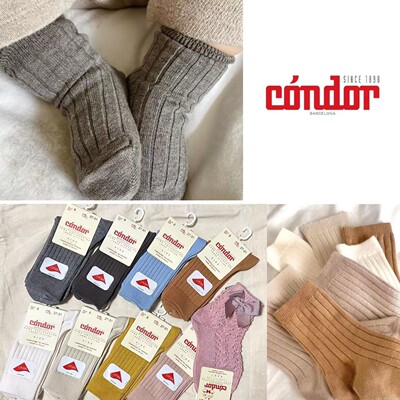 condor儿童彩色薄袜春夏