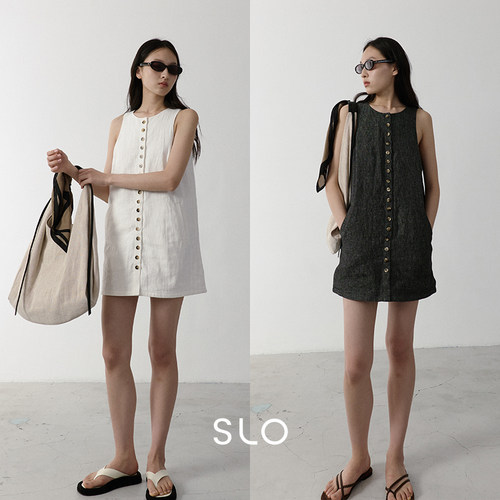 SLO“海岛来信”度假连衣裙