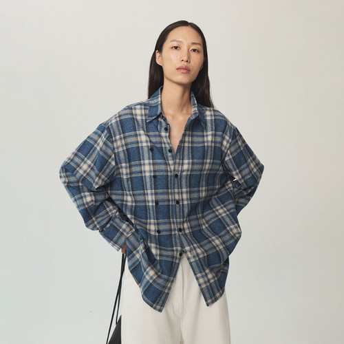 SLO“女友来信”复古纯棉衬衫