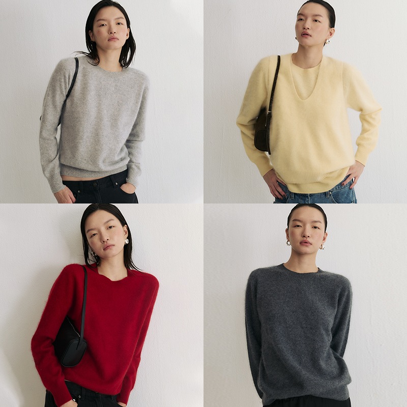 SLO“绒雾羊毛毛衣”软糯羊绒衫