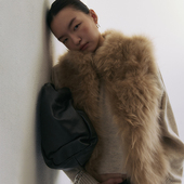 SLO 高奢山羊绒马甲 简约宽松背心女外穿廓形休闲通勤时髦马夹