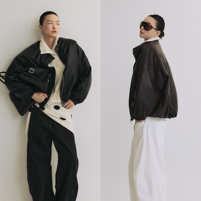 SLO“柏林往事”蛋白皮羽绒服女