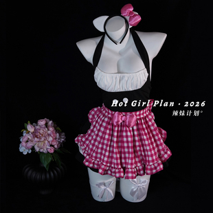 辣妹计划：甜蜜厨娘*性感睡裙女仆角色扮演制服纯欲情调内衣qqny