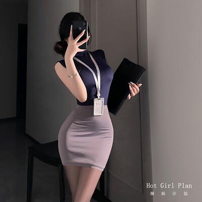 辣妹计划*纯欲御姐OL秘书装cosplay老师办公室教师制服套装包臀裙