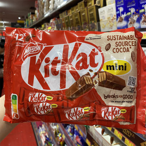 现货包邮 德国进口KitKat雀巢奇巧巧克力威化饼干分享装12枚200g