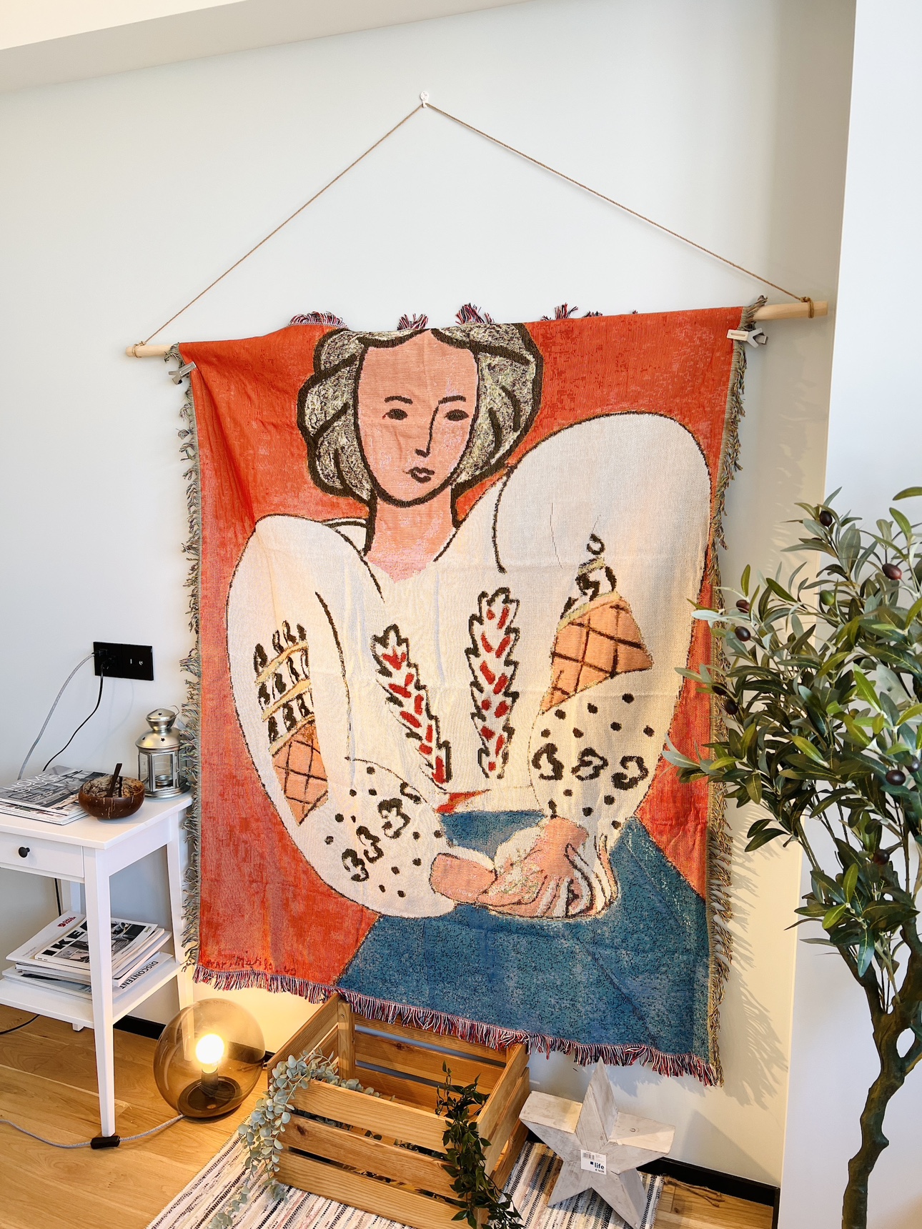 装饰毯挂毯休闲毯四季涤棉