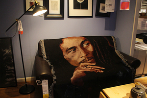 外贸沙发毯挂毯盖毯装饰毯休闲毯鲍勃马利雷鬼美国摇滚复古重金属