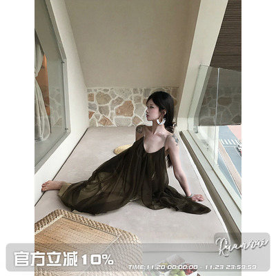 Ruanrui绿野仙踪不规则连衣裙