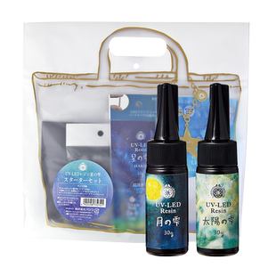 日本PADICO帕蒂格紫外线硬化树脂UV滴胶镭晶硬半硬软胶透明滴胶30g星之碎片系列珠宝模具套装LED