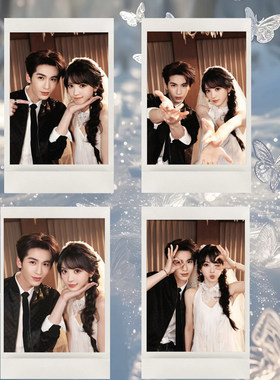 田作之赫逐玉小卡张凌赫田曦薇头纱小卡周边粉丝自印三寸应援物料