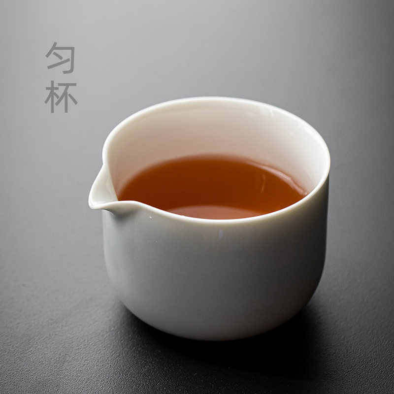 日式冰灰烟灰釉公道杯小号家用陶瓷公杯匀杯分茶器功夫茶具