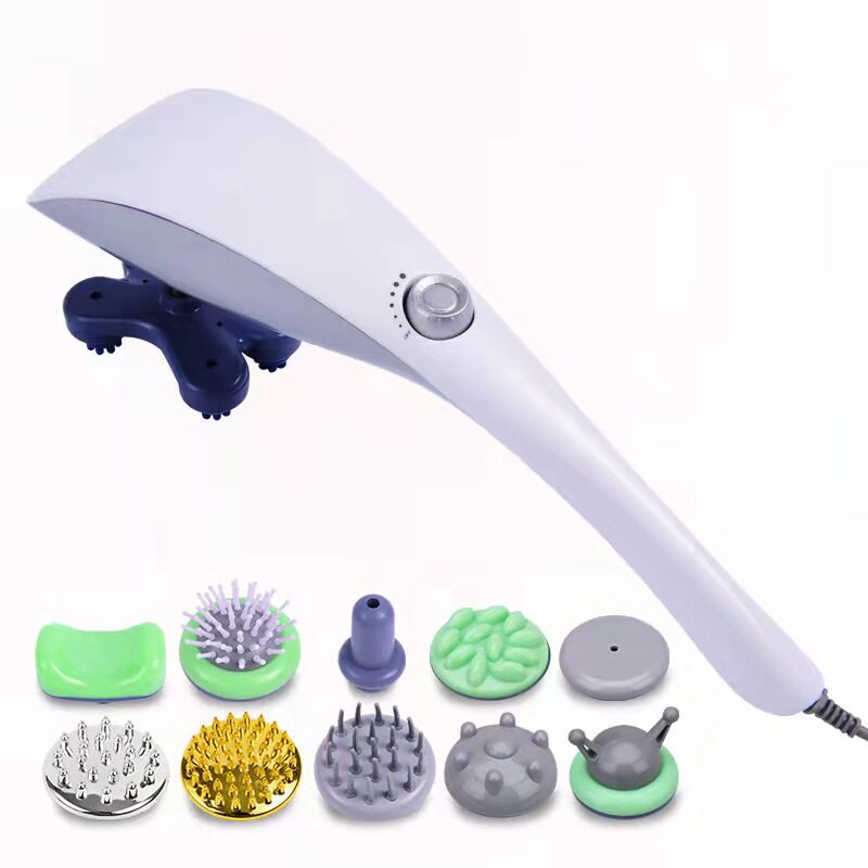 新款多头按器震动按全身多功能手持式11个配头按棒