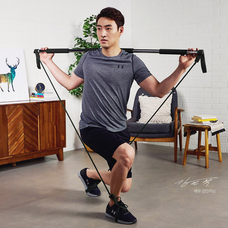 便携式运动健身器材家用减肥运动拉绳拉力带减肥拉伸器普拉提棒