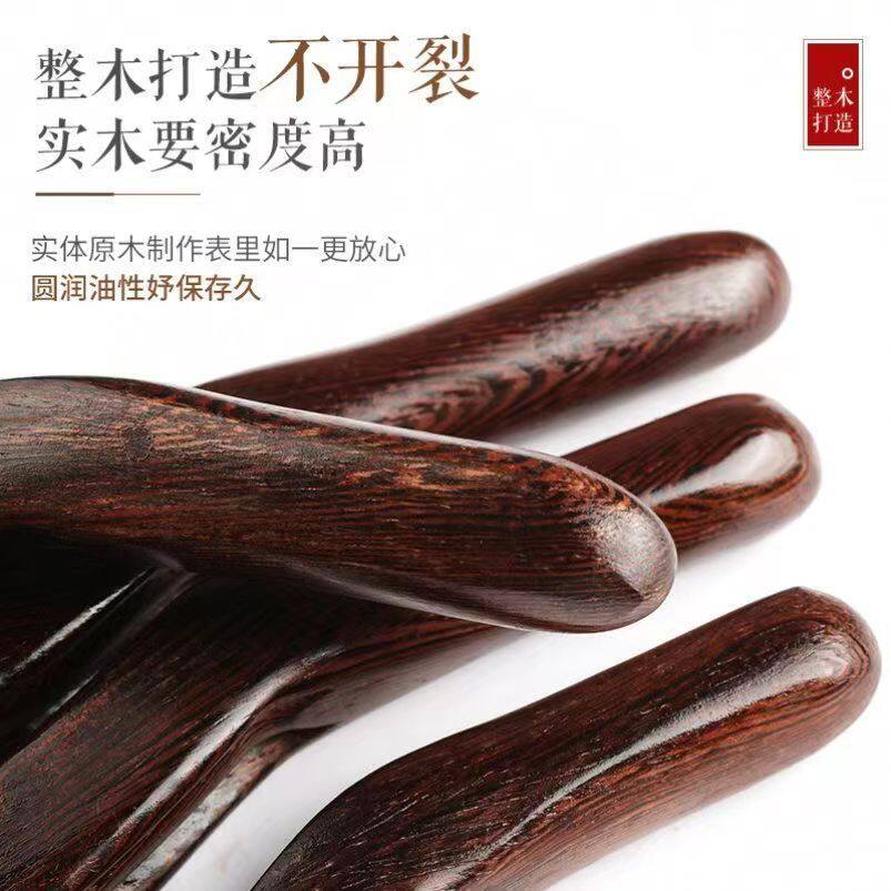 鸡翅木擀筋棒木质棒全身通用赶筋棍美容院