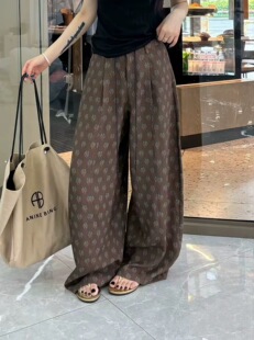 2026夏季新款时尚百搭松紧腰抽绳束脚休闲工装裤女简约显瘦