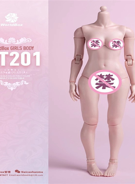 耐操worldbox 1/6兵人 可动女素体 AT201标准版 AT202 肥腿版现货