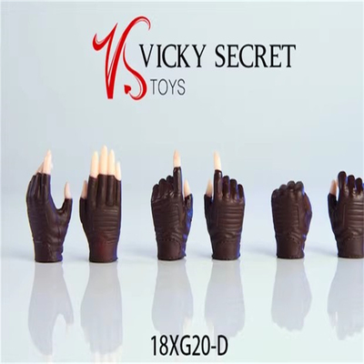 现货 VStoys 1/6 女兵人 手型 2.0 握枪手型 包胶素体手套手模型