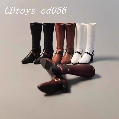 cdtoys 1/12女兵人CD056 高跟鞋中筒靴子模型适合112女素体现货