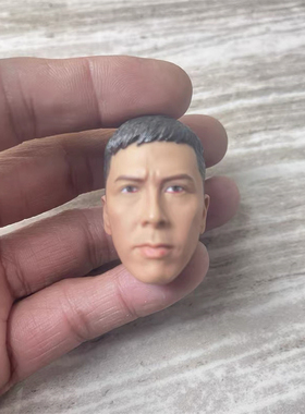 现货 1/6男兵人头雕 武打明星 叶问3 甄子丹头雕 适合HT男素体