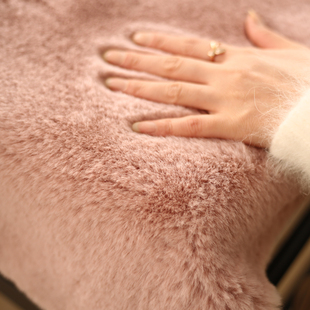 牛货！手感巨好轻奢仿皮草毛毯单层防滑床尾毯可当沙发铺盖毯地毯