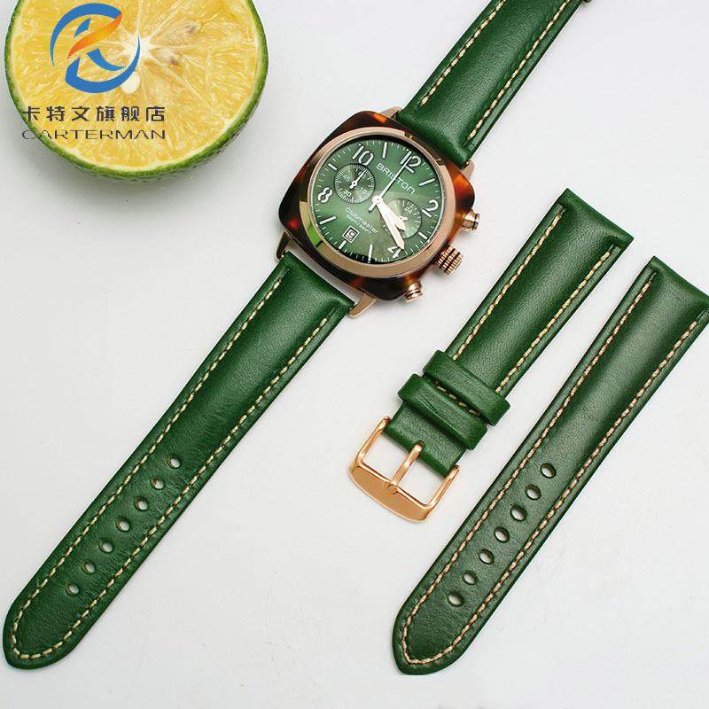 适配Briston情侣款手表带潮流时尚真皮表带510PS9NN20mm男女配