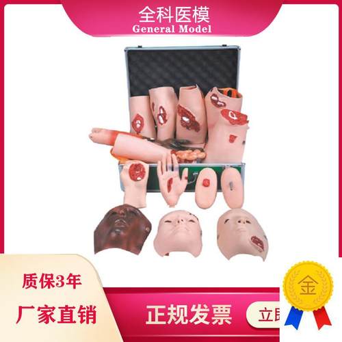 创伤评估模块f烧伤撞伤面皮手脚四肢全功能创伤护理医学教具模块