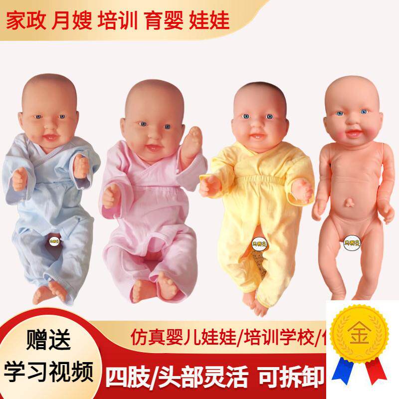 家政月嫂培训仿真婴儿全软胶洋娃