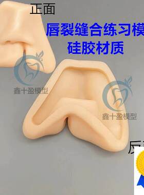 唇裂缝合模e型硅胶婴儿兔唇练习模块嘴巴修复兔唇仿真唇腭裂包邮