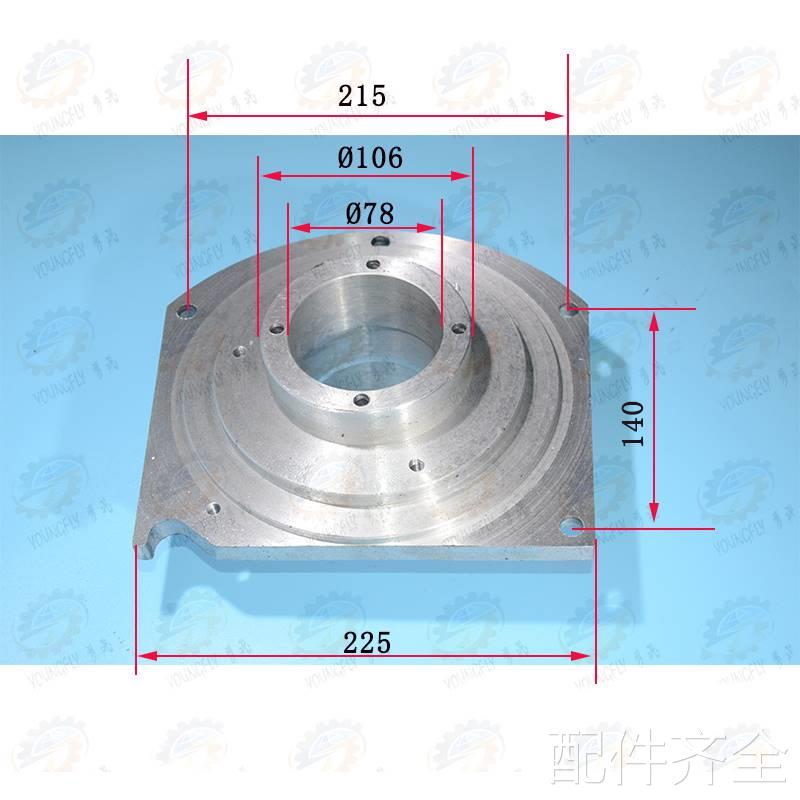 南通X6325A X3306A系列万能铣床传动变速箱大铝盖配件