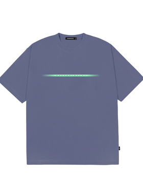 MYGE 21S/S 思维之门概念印花重磅针织短袖夏季宽松圆领纯棉T恤