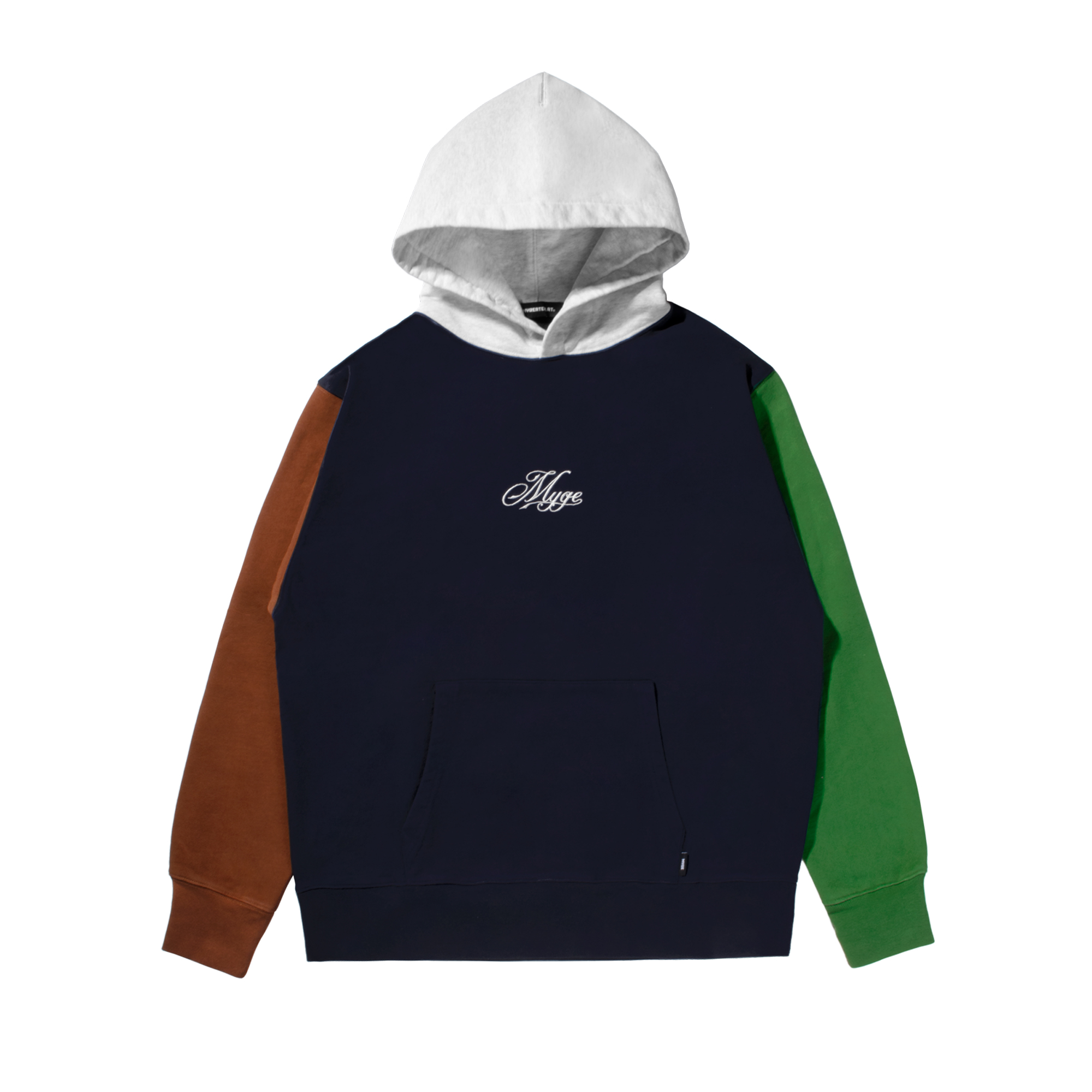 myge拼色经典花体标识重磅