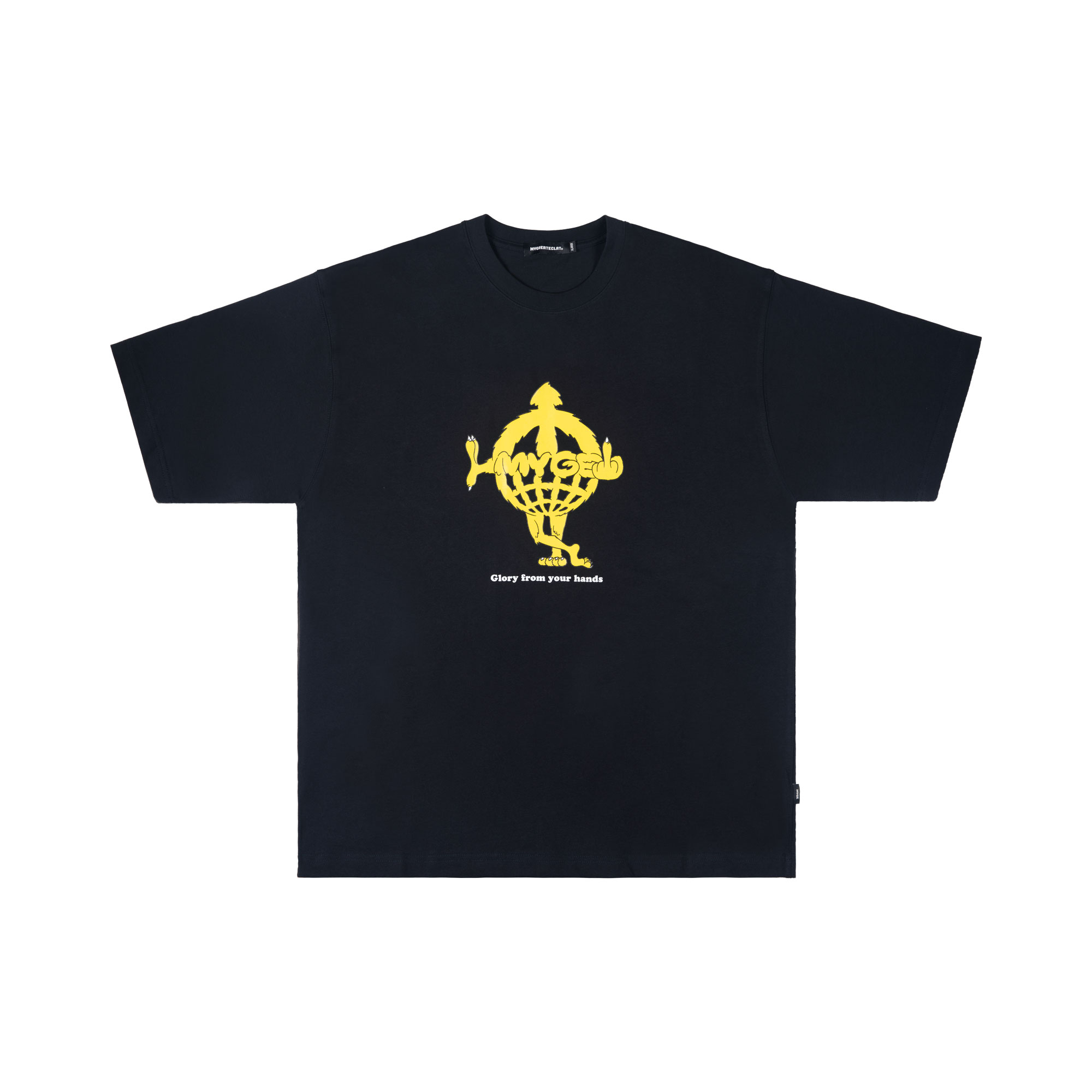 myge卡通世界范围logo短袖T恤