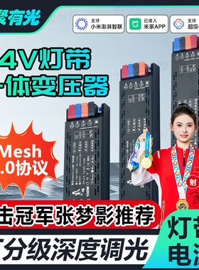 3C认证已接入米家APP智能一体电源Mesh2.0灯带24V变压器控制器