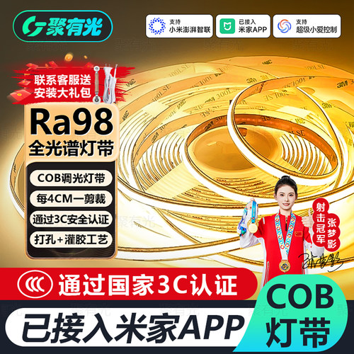 3C认证蓝牙Mesh2.0全光谱COB灯带